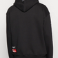 The Couture Club Oversized Front Print Hoodie Black TCCMAW22-119