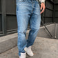 Jean Black Island 15442 Μπλε Loose fit