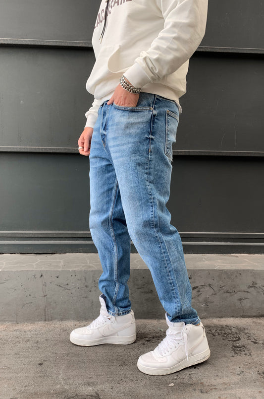 Jean Black Island 15442 Μπλε Loose fit