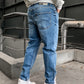 Jean Black Island 15442 Μπλε Loose fit