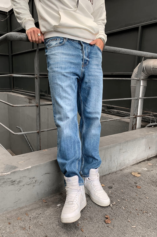 Jean Black Island 15442 Μπλε Loose fit