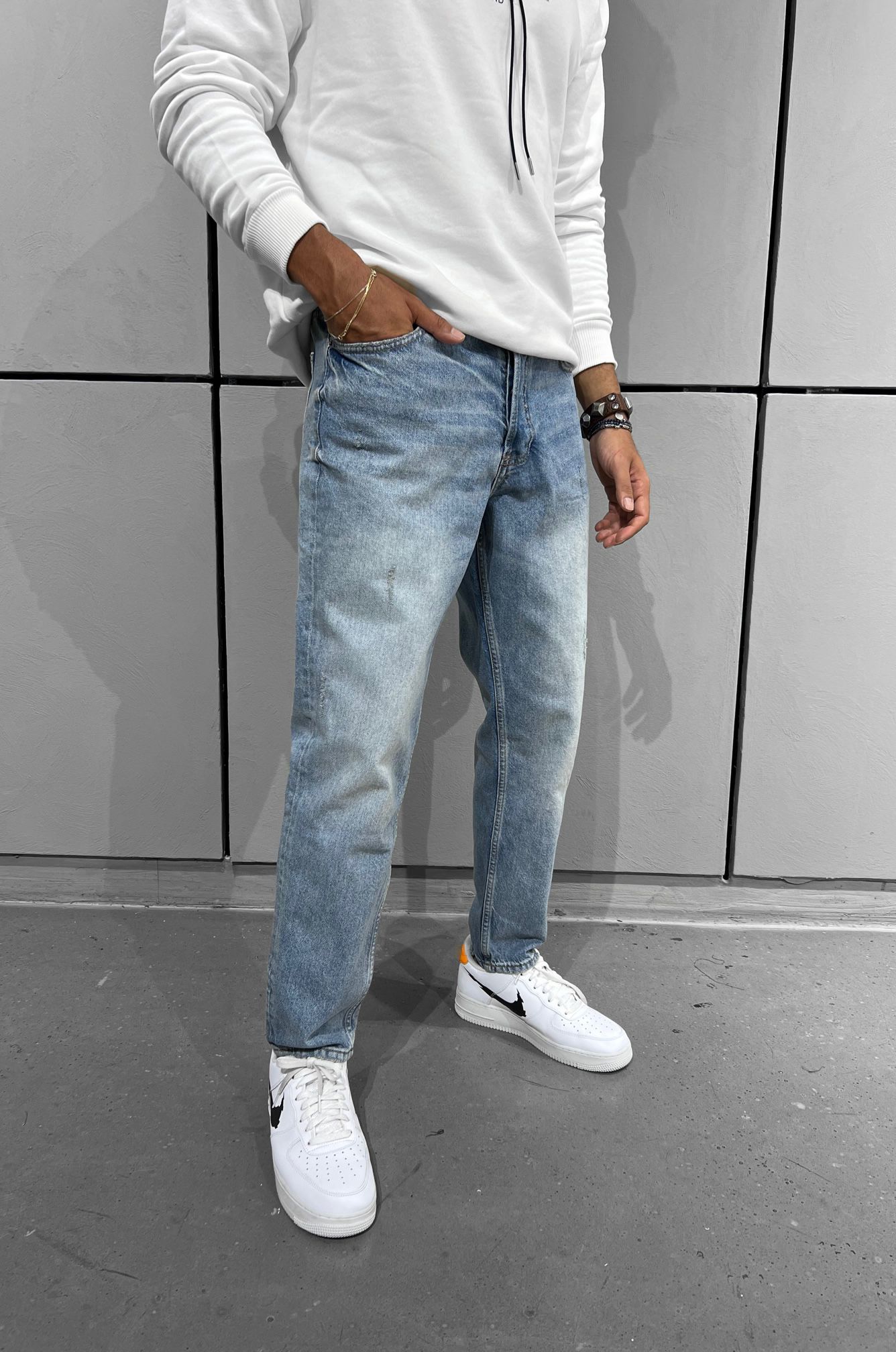 Jean Black Island 15828 Ανοιχτό Μπλε Loose fit