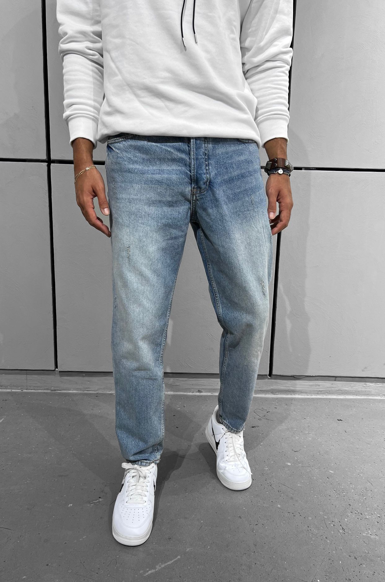 Jean Black Island 15828 Ανοιχτό Μπλε Loose fit
