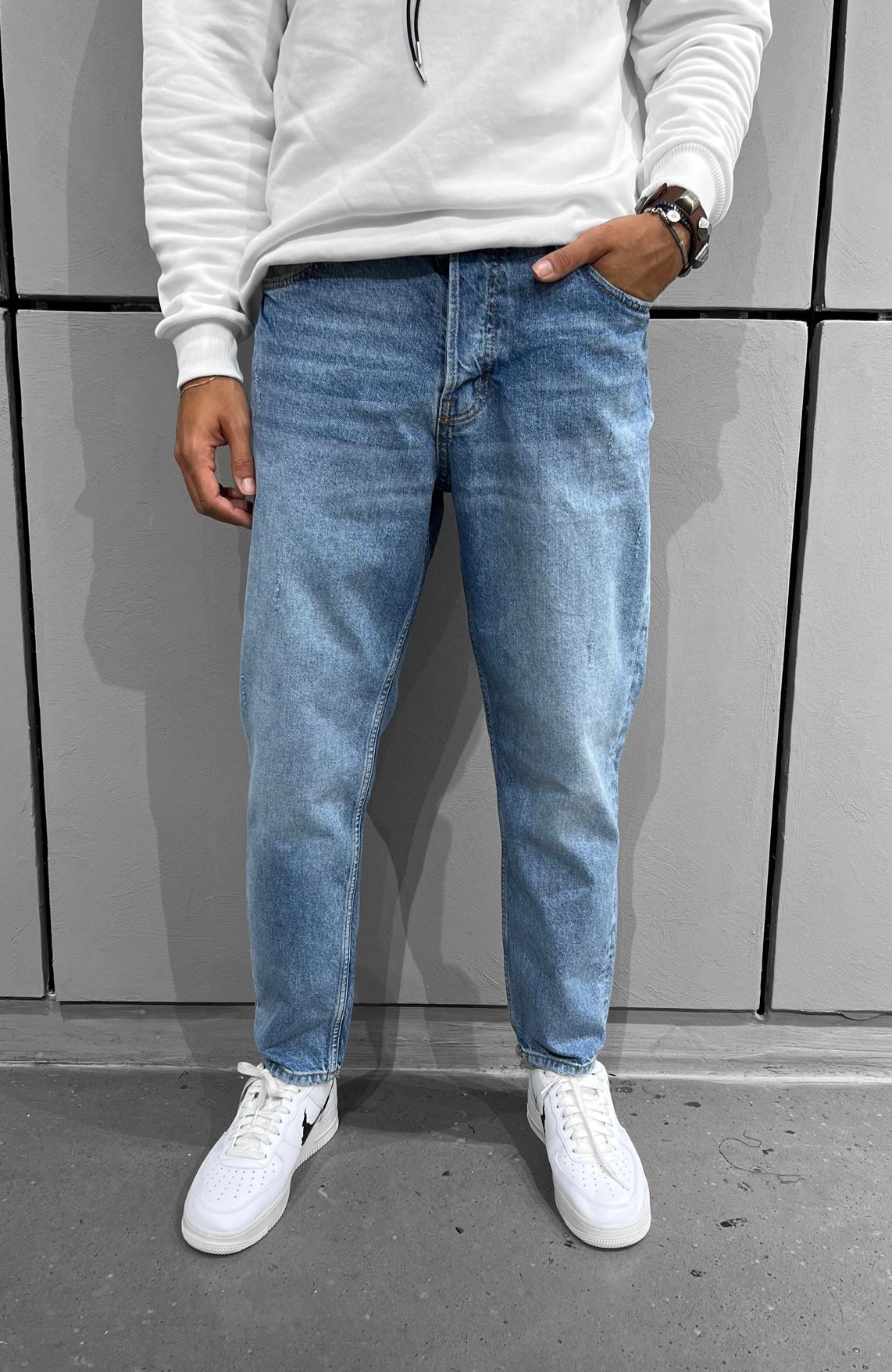 Jean Black Island 15829 Ανοιχτό Μπλε Loose fit