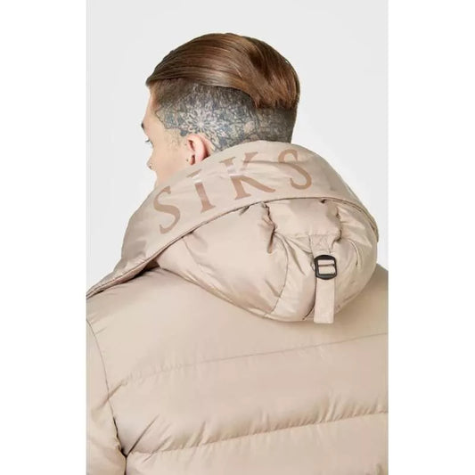 SikSilk Brown Parka Jacket SS-23475