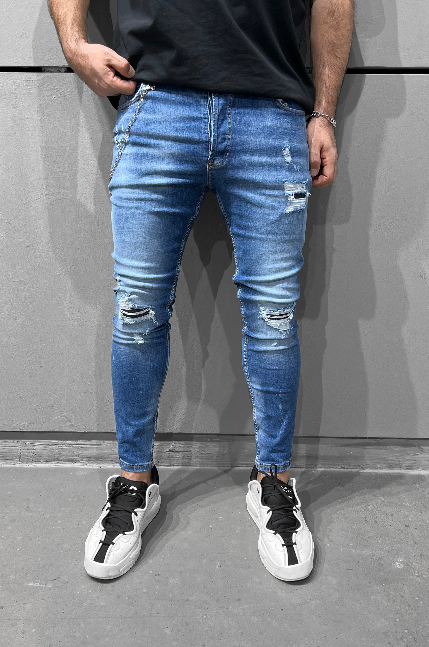 Jean Βlack Island 6552 Μπλέ Skinny fit