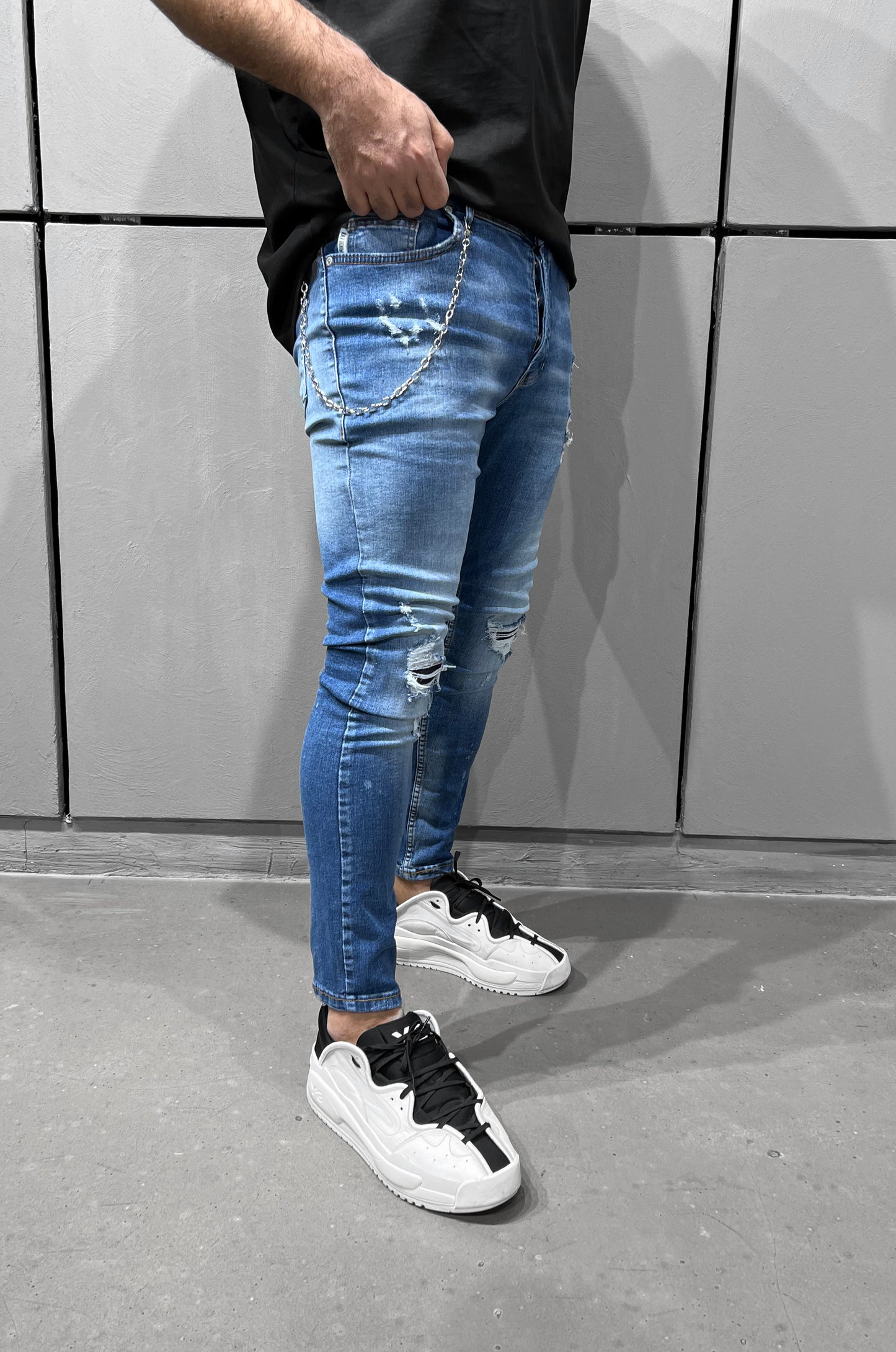 Jean Βlack Island 6552 Μπλέ Skinny fit