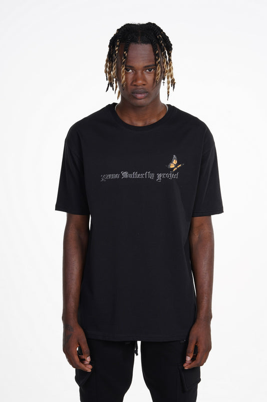 Tshirt Xzeno 1132 Μαύρο