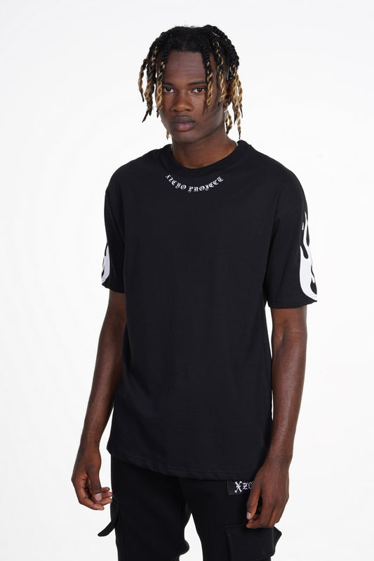 Tshirt Xzeno 1137 Μαύρο