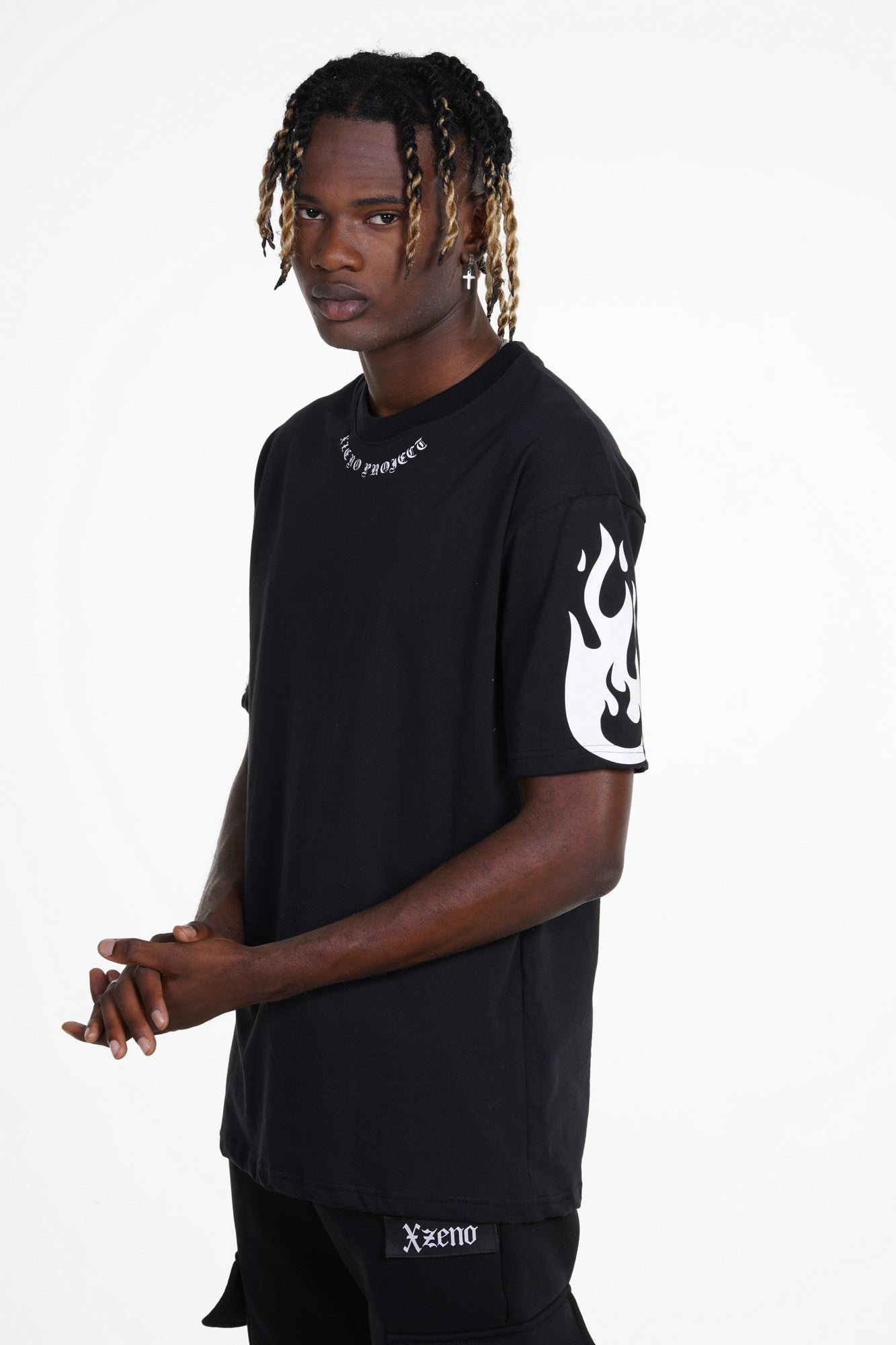 Tshirt Xzeno 1137 Μαύρο