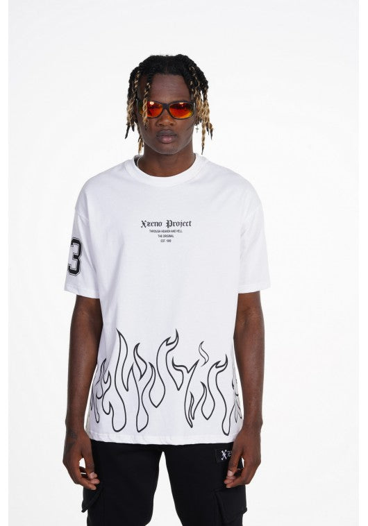 Tshirt Xzeno 1138 λευκό