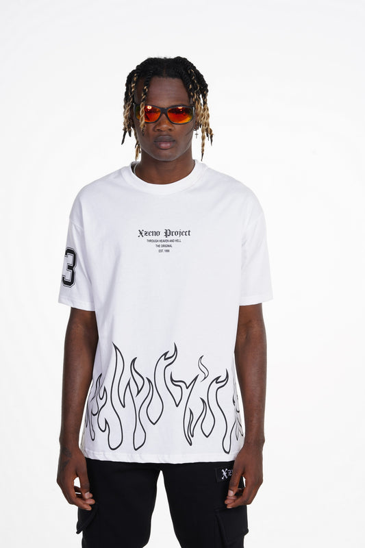 Tshirt Xzeno 1138 λευκό