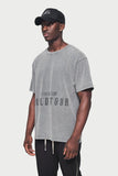The Couture Club   Flaming Heart World Tour Graphic T-Shirt - ACIDWASH