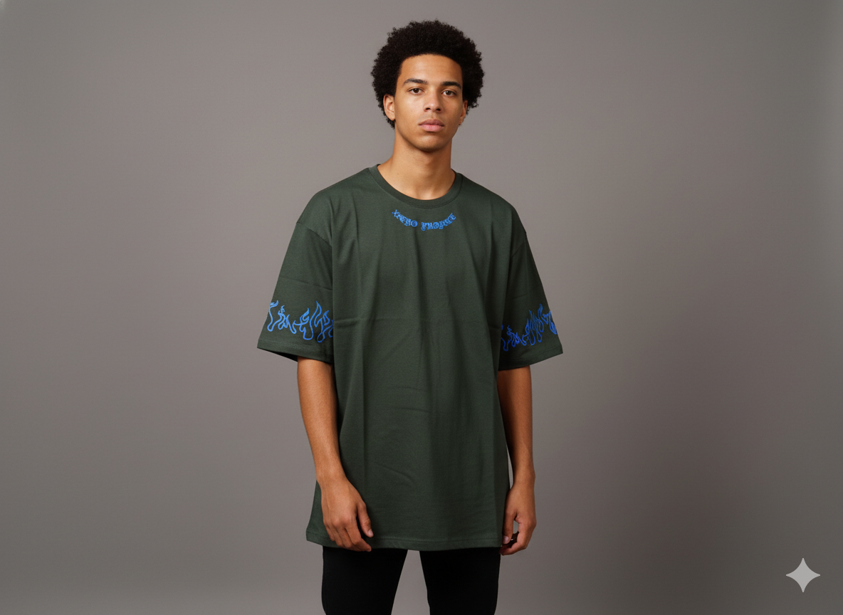 Tshirt Xzeno 1130KH Χακί