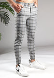 Chino OEM Bluegrid Γκρί Καρό skinny fit
