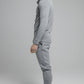 SikSilk L/S Quarter Zip Sport Top - Grey Marl SS-18737