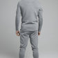 SikSilk L/S Quarter Zip Sport Top - Grey Marl SS-18737