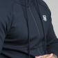 SikSilk Navy Exhibit Zip Through Hoodie SS-18814
