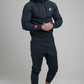 SikSilk Navy Exhibit Zip Through Hoodie SS-18814