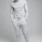 SikSilk L/S Turtle Neck Gym  - Grey Marl SS-19509