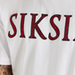 SikSilk White Rhinestone Oversized T-Shirt SS-20894