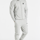 SikSilk Grey Marl Essential Zip Through Funnel Neck Hoodie SS-20947