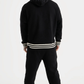 SIkSilk Messi Black Logo Overhead Hoodie SS-20983