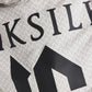 Messi X SikSilk Monogram Print Oversized Hoodie - Grey SS-21001