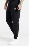 SikSilk Black Essential Cuffed Jogger SS-21205