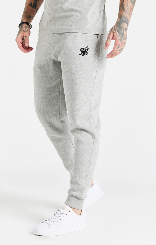 SikSilk Grey Essential Cuffed Jogger SS-21206