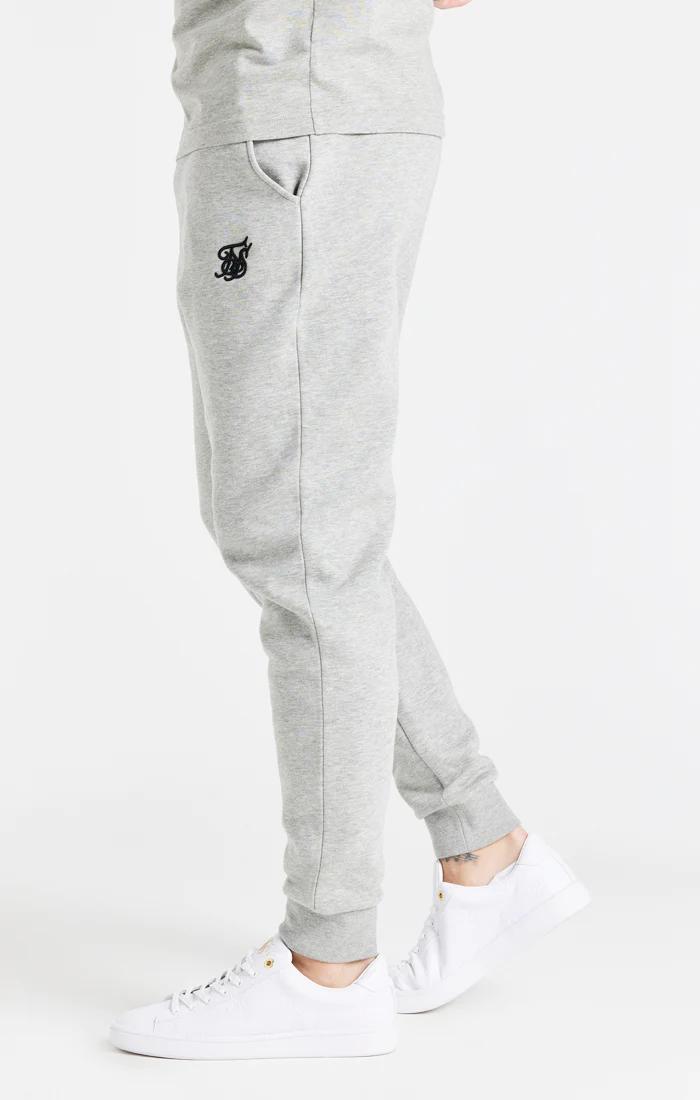 SikSilk Grey Essential Cuffed Jogger SS-21206