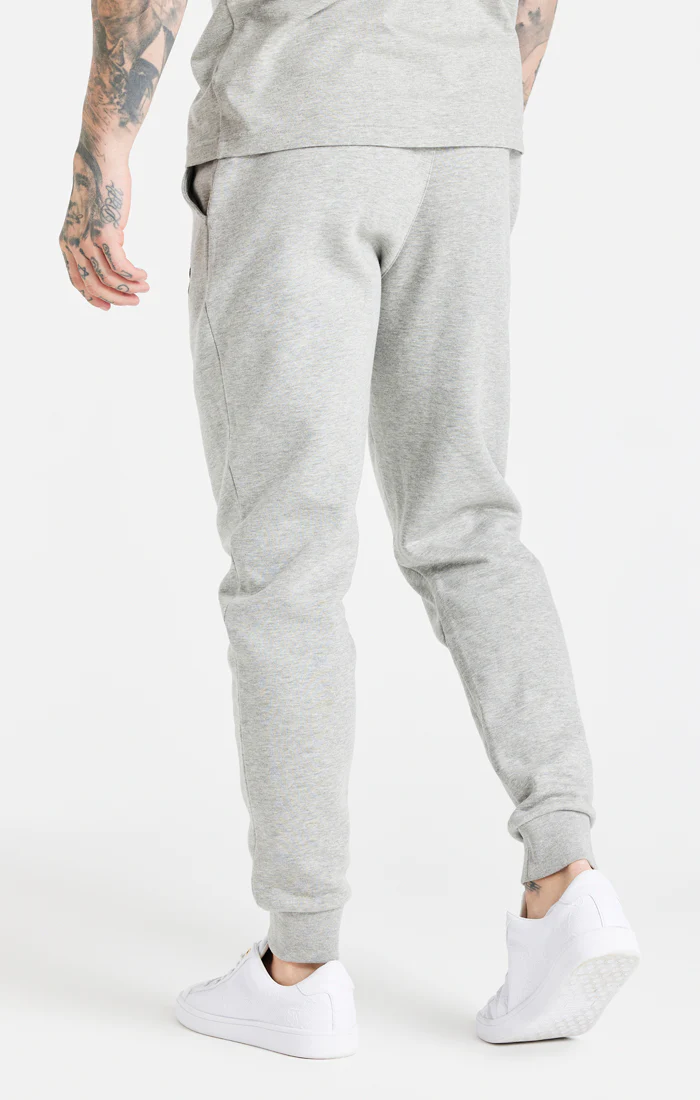 SikSilk Grey Essential Cuffed Jogger SS-21206