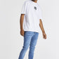 Messi X SikSilk Oversized Logo Tee - White SS-21332