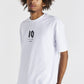 Messi X SikSilk Oversized Logo Tee - White SS-21332