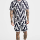 SikSilk Messi x SikSilk Navy T-Shirt SS-21982