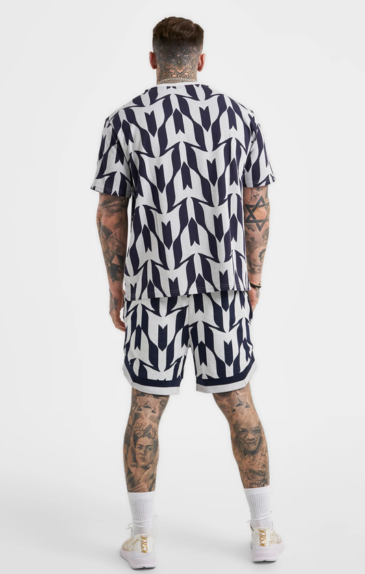 SikSilk Messi x SikSilk Navy T-Shirt SS-21982