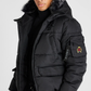 SikSilk Black Bomber Jacket SS-22510