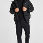 SikSilk Black Bomber Jacket SS-22510