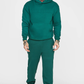 SikSilk Green Embossed Overhead Hoodie SS-22813