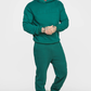 SikSilk Green Embossed Overhead Hoodie SS-22813