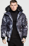 SikSilk Alpine Camo Bomber Jacket SS-23709
