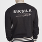 SikSilk Black Oversized Back Logo Sweat SS-24059