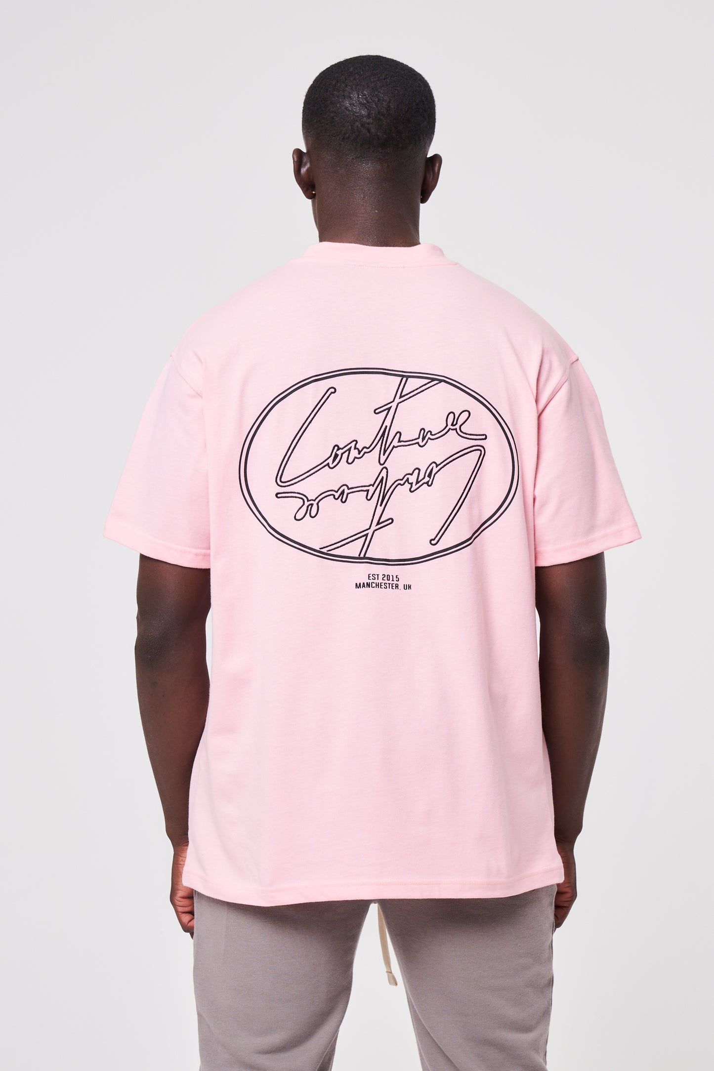 The Couture Club Coutoure Reverse Signature Print - Pink