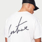 The Couture Club Reflective Signature Relaxed Fit T-Shirt - OFFWHITE