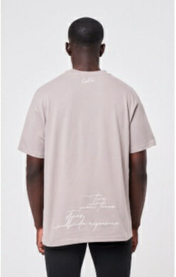 The Couture Club Script Graphic T-Shirts - BEIGE