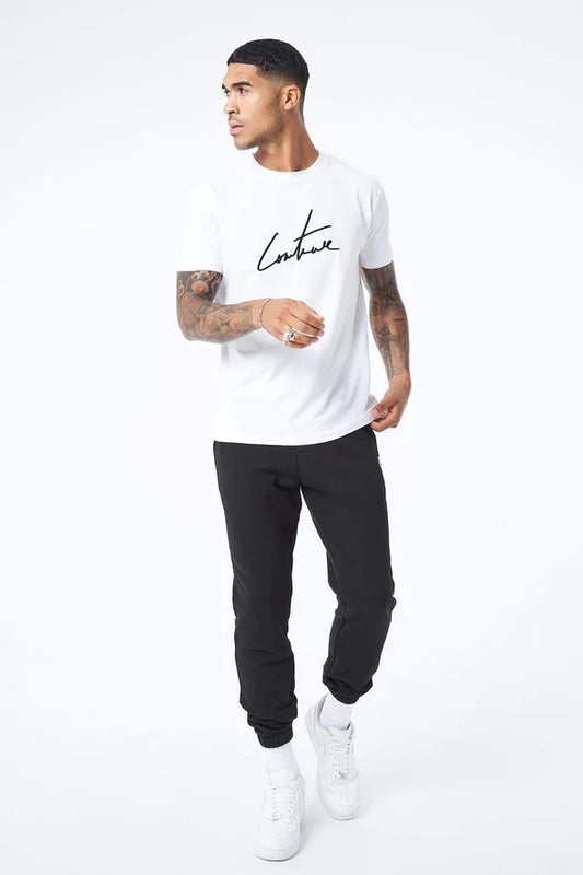 The Couture Club Essentials Slim Fit  Tee - OFFWHITE