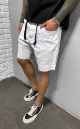 Βερμούδα Jean Denim ΟΕΜ 15244 Λευκό