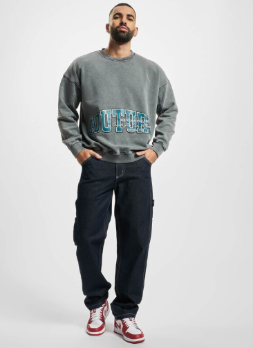 The Couture Club Varsity Puff Print Slim Fit - Acid Wash TCCMAW22-120