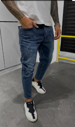 Jean Βlack Island 6358 Σκούρο Μπλέ Slim fit