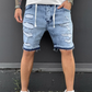 Βερμούδα JEAN Denim Black Island 15274 Μπλέ